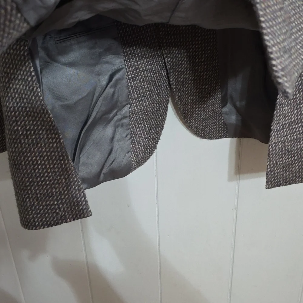 VonFurstenberg Prince Egon Collection Mens‎ Wool Blazer Sports Coat Gray/Tan 40R